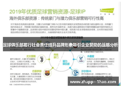 足球俱乐部履行社会责任提升品牌形象吸引企业赞助的战略分析 足球俱乐部履行社会责任提升品牌形象吸引企业赞助的战略分析